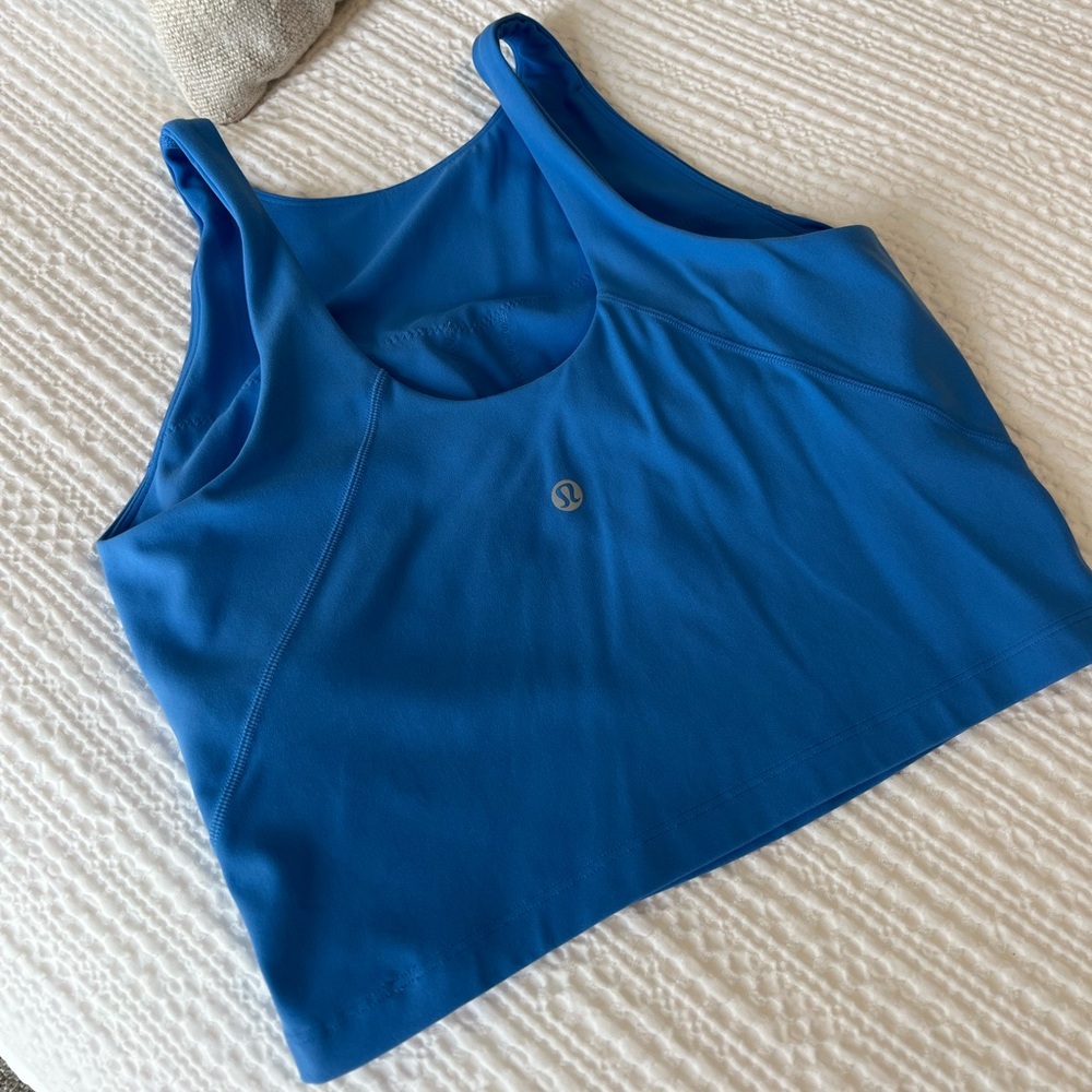 Women’s Lululemon Align High Neck Tank Top in Blue Nile Size 6